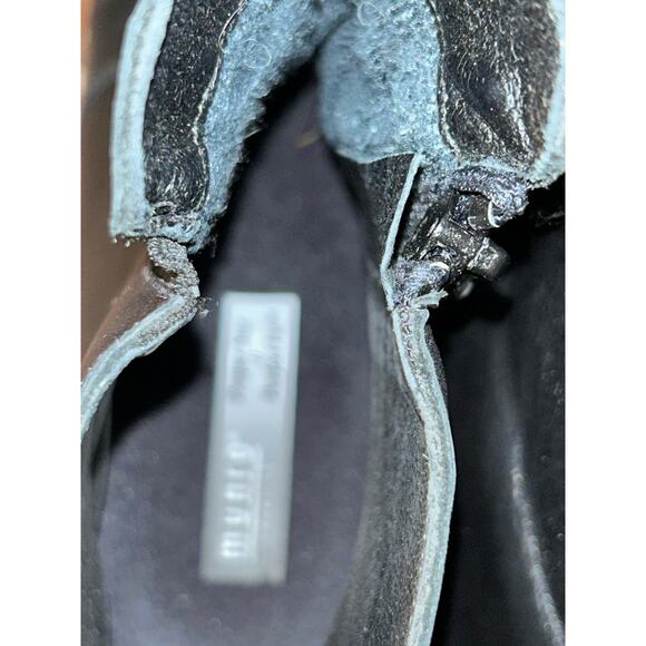 Munro America Black Leather Ankle Booties 9 Zip 1.75” Heel Comfort Classic - Picture 6 of 11